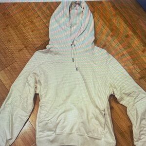Cream Hooded Sweatshirt